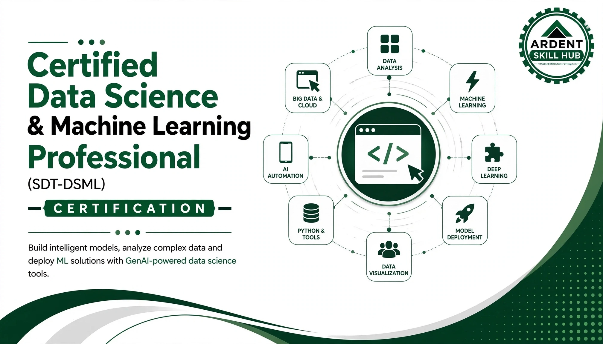 Ardent Certified-Data Intelligence-Data Science, Machine Learning & AI (DSML)